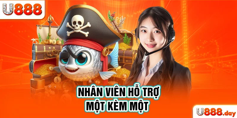 Nhân viên hỗ trợ một kèm một 